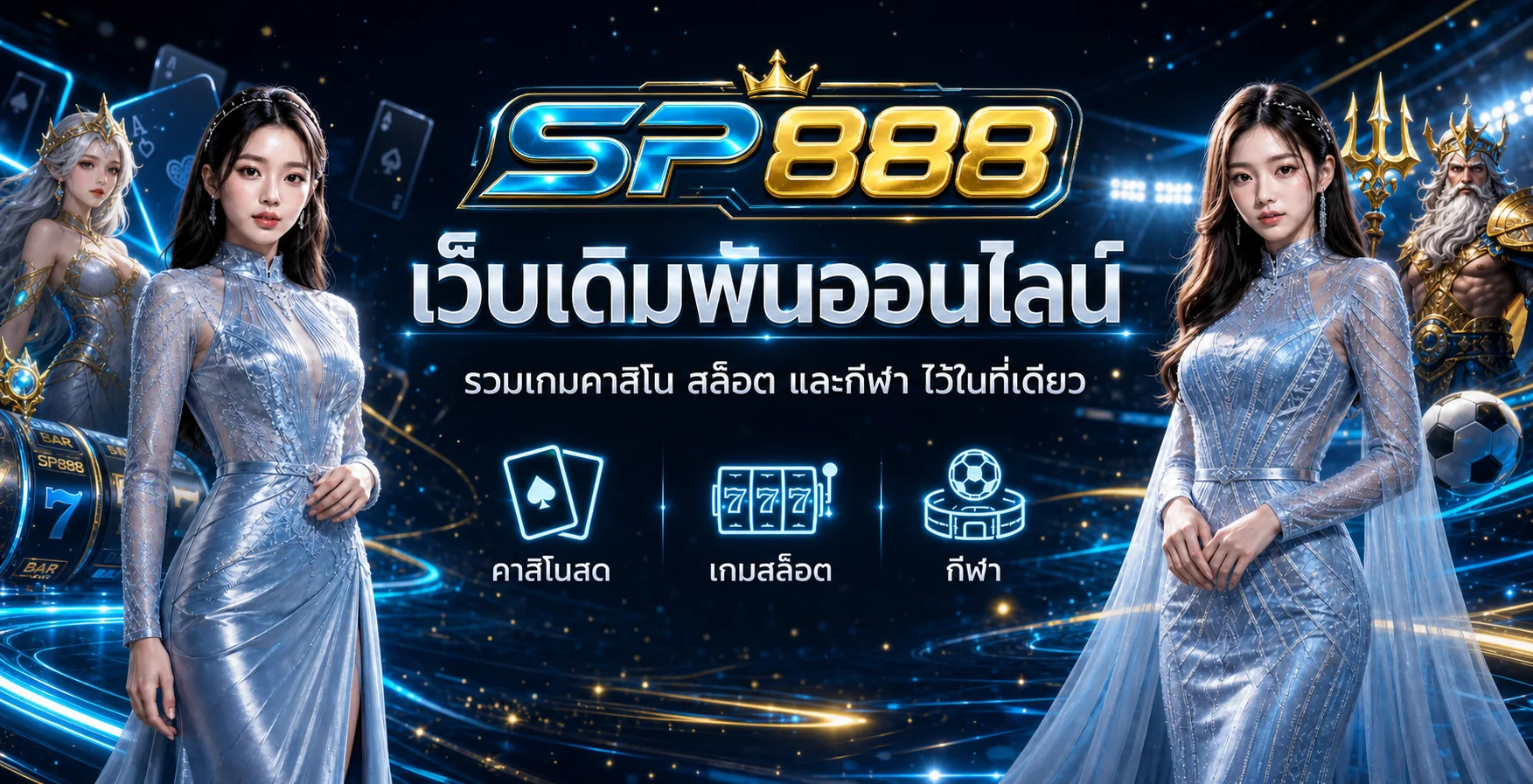 SP888 เว็บตรง สล็อต บาคาร่า แทงบอล ครบในที่เดียว